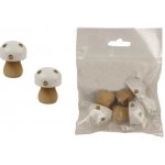 Dekorační hřib 3 ks D4579-01 – Hledejceny.cz