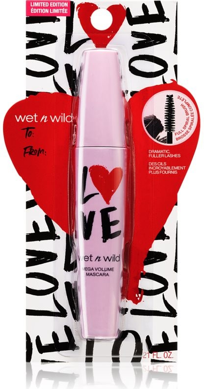Wet n Wild Love Edition Mega Volume objemová řasenka v extra černé Very  Black 6 ml od 51 Kč - Heureka.cz