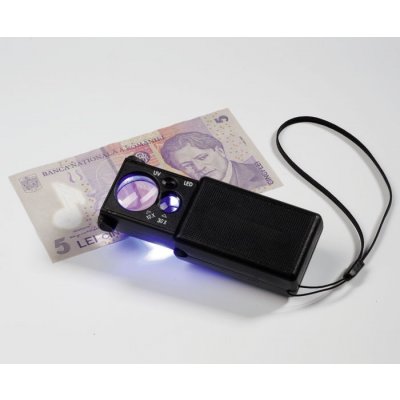 Leuchtturm výsuvná lupa s LED podsvícením 10x / 30x – Zboží Živě