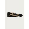 Pásek Karl Lagerfeld kožený pásek 205W3103 černá