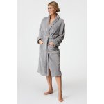 Astratex dámský župan Terry s límcem šedá – Zboží Dáma