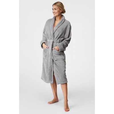 Astratex dámský župan Terry s límcem šedá – Zboží Dáma