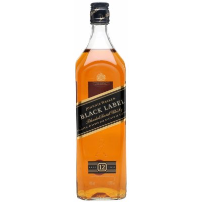 Johnnie Walker Black Label 40% 1 l (holá láhev)