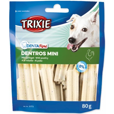 Trixie dentaFun Dentinos Mini Light tyčinky na čištění zubů 60 g – Zboží Mobilmania