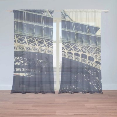 Záclony Eiffel Tower: 2 ks - 150x250 cm - Sablio – Hledejceny.cz
