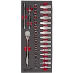 Milwaukee 4932479825 Gola sada 3/8" 6 ÷ 19 mm v pěnové vložce 32 dílů – Zboží Mobilmania