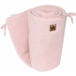 Baby Nellys Mušelínový mantinel pudrově růžový – Zboží Mobilmania