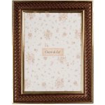 Hnědý fotorámeček Druppenslag L – na fotografii o rozměru 15x20 cm – Zboží Živě
