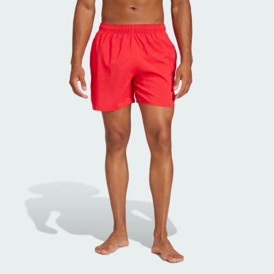 adidas Solid CLX Short-Length černo červené – Zboží Dáma