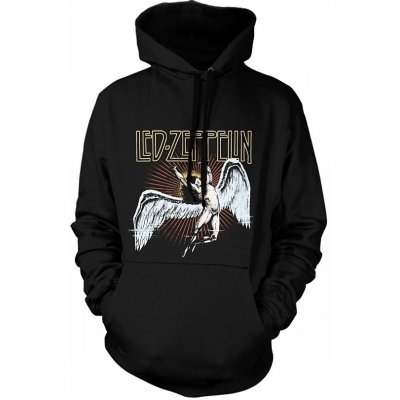 Led Zeppelin mikina Icarus Burst Black – Zboží Mobilmania