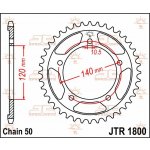 JT Sprockets JTR 1800-42 | Zboží Auto