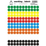 Samolepicí kolečka 8 mm různobarevná – Zboží Mobilmania