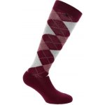 EQUITHEME Podkolenky Argyle burgundy old pink – Zboží Dáma