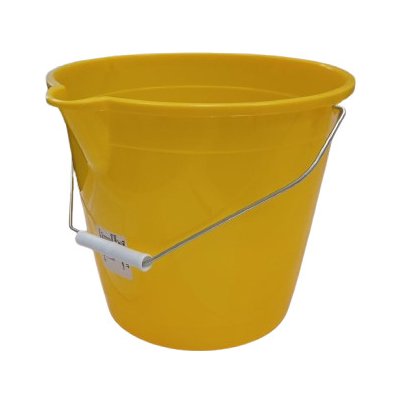 Janegal Vědro 10 l s výlevkou žluté – Zboží Dáma