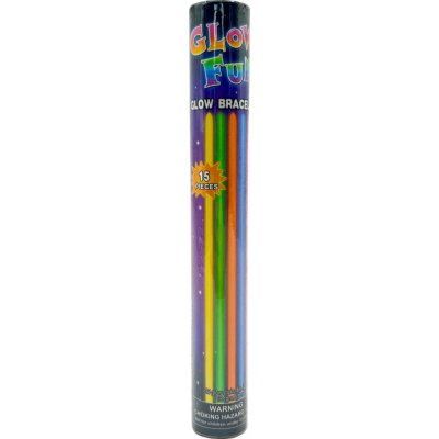 GLUMI Svítící náramky - 15 ks, velikost 20 cm – Zboží Dáma