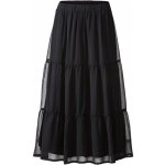 Esmara dámská šifonová midi sukně černá – Zboží Dáma