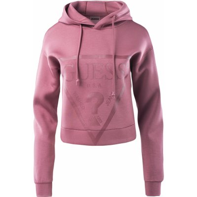 Guess dámská mikina NEW ALISA HOODED SWE V2YQ08KAMN2-G5C3 Bordó – Hledejceny.cz