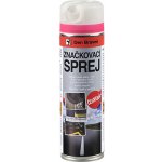 Den Braven - značkovací sprej 500ml - červený – Hledejceny.cz