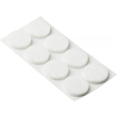 Walteco Filcové podložky, průměr 30mm, samolepicí, bílé, 8 ks , 84654 – Hledejceny.cz
