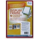 Tarifold Display Frame - samolepicí prezentační rámeček - A4, 1 ks, červený – Zboží Živě