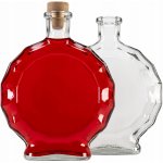 Glass Skleněná kulatá karafa se zátkou 500 ml – Sleviste.cz