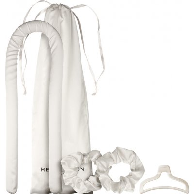 Revolution Haircare Curl Enhance hedvábná gumička do vlasů 2 ks + doplněk pro vlnité a kudrnaté vlasy 1 ks + taštička 1 ks – Zboží Mobilmania