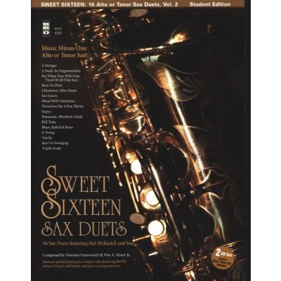 Sweet Sixteen Sax Duets noty na saxofon+audio