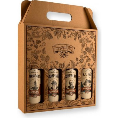 Rampušák pivo 0,33l 4 pack nevr.sklo (1 x Dobr 11 1 x Ram 12 1 x 13 Mudr 1 x 15 F.L.Věk) (karton) – Sleviste.cz