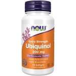 Now Foods Now Ubiquinol Extra Strenght Kaneka 200 mg 60 softgel kapslí – Hledejceny.cz