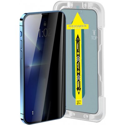 Bomba 3D One-Click ochranné Anti-Spy sklo pro iPhone iPhone 14 G011ANTISPY_IP14 – Zboží Živě