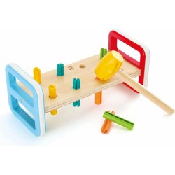 Hape Montessori zatloukačka s kladívkem Rainbow