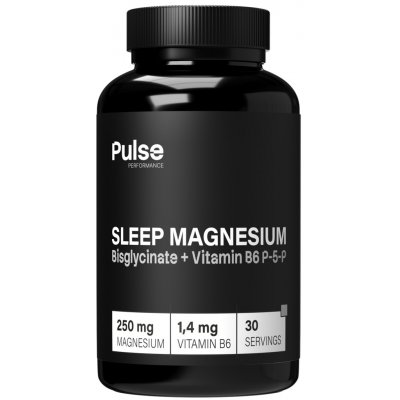PULSE PERFORMANCE Sleep Magnesium Bisglycinate + B6 60 kapslí – Hledejceny.cz