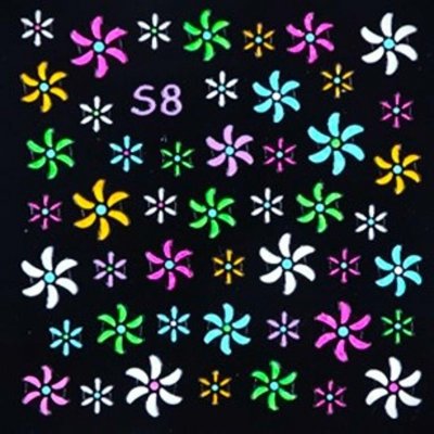 Samolepky na nehty neon S08 – Sleviste.cz