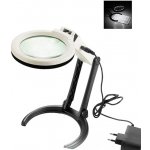 BrightEye MG3B-1D lupa na čtení s 10 LED světly se stojanem 138 mm 1,8x 25 mm 2,5x – Zboží Dáma