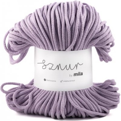 Bavlněná šňůra MILA 3mm - Levandulová/P68 – Zboží Dáma