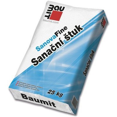 Baumit SanovaFine / Baumit Sanační štuk 25 kg – HobbyKompas.cz