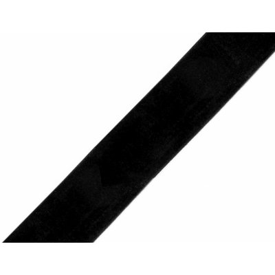 Pružná sametka šíře 30 mm Varianta: černá, Balení: 1 m – Zboží Dáma