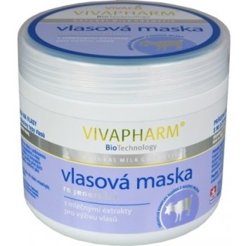 Vivapharm kozí regenerační vlasová maska 600 ml