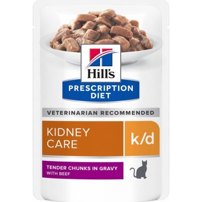 Hill's Prescription Diet K/D hovězí 12 x 85 g – Zboží Mobilmania