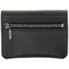 Pouzdro a kryt na mobilní telefon Pouzdro Kožená peněženka FIXED Tripple Wallet z pravé hovězí kůže, černé