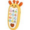Interaktivní hračky Maamaa Telefon dětský s efekty žirafa 13,5 cm