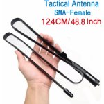 ABBREE ABREE Dualband SMA-F taktická skládací anténa 124 cm – Zboží Živě