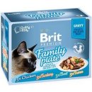 Brit Premium Cat Delicate Fillets in Gravy Family Plate 12 x 85 g