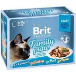 Brit Premium Cat Delicate Fillets in Gravy Family Plate 12 x 85 g – Sleviste.cz