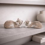 Gilde Dekorační sošky Kočky Nala, ležící, sada 2 ks – Hledejceny.cz