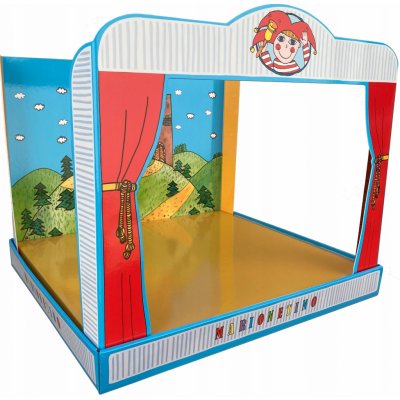 Marionetino loutkové divadlo skládací pro jakoukoliv pohádku – Zboží Dáma
