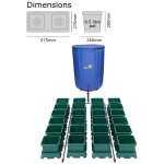 Autopot Easy2grow Kit s 24 květináči, bez Flexitank – Hledejceny.cz