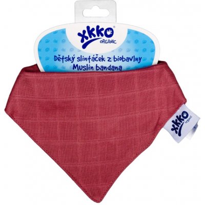 Kikko Dětský slintáček XKKO Organic Staré časy - Mesa Rose – Zboží Mobilmania