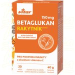 Vitar Betaglukan 150 mg prášek v sáčcích, příchuť rakytník 20 ks – Hledejceny.cz