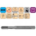 NÁSTROJE CZ Závitník strojní BSW 1/16"-60 střední HSSCo5 DIN 371 C - CZZ1007-BSW-1/16"-60 – Hledejceny.cz